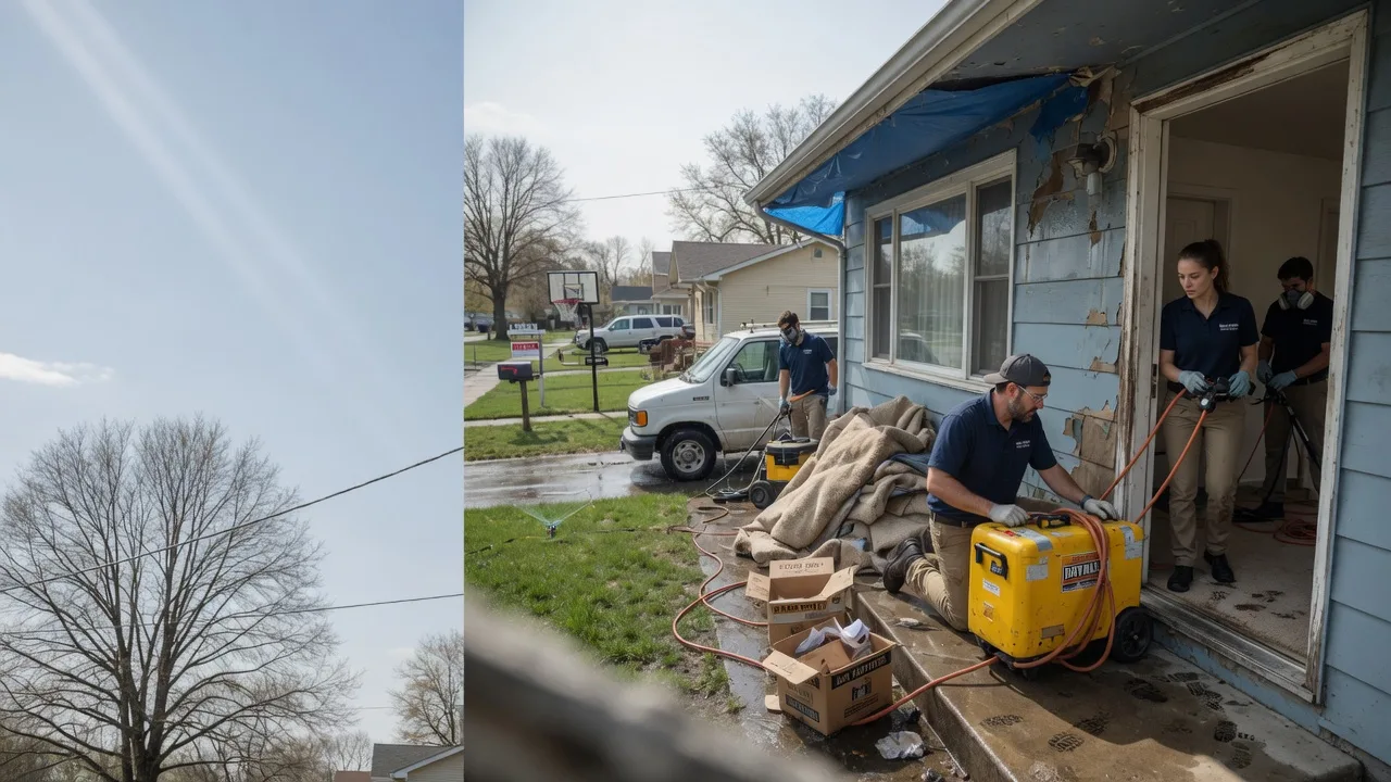 Basement Flood Cleanup in Universal, IN near me